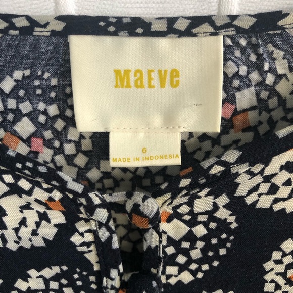 Anthropologie Maeve Confetti Ball Blouse SZ 6 - Picture 7 of 7